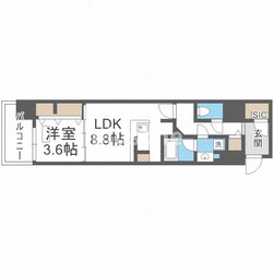 アーバネックス同心Ⅱの物件間取画像